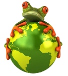 shutterstock_16933393-frog-globe-world